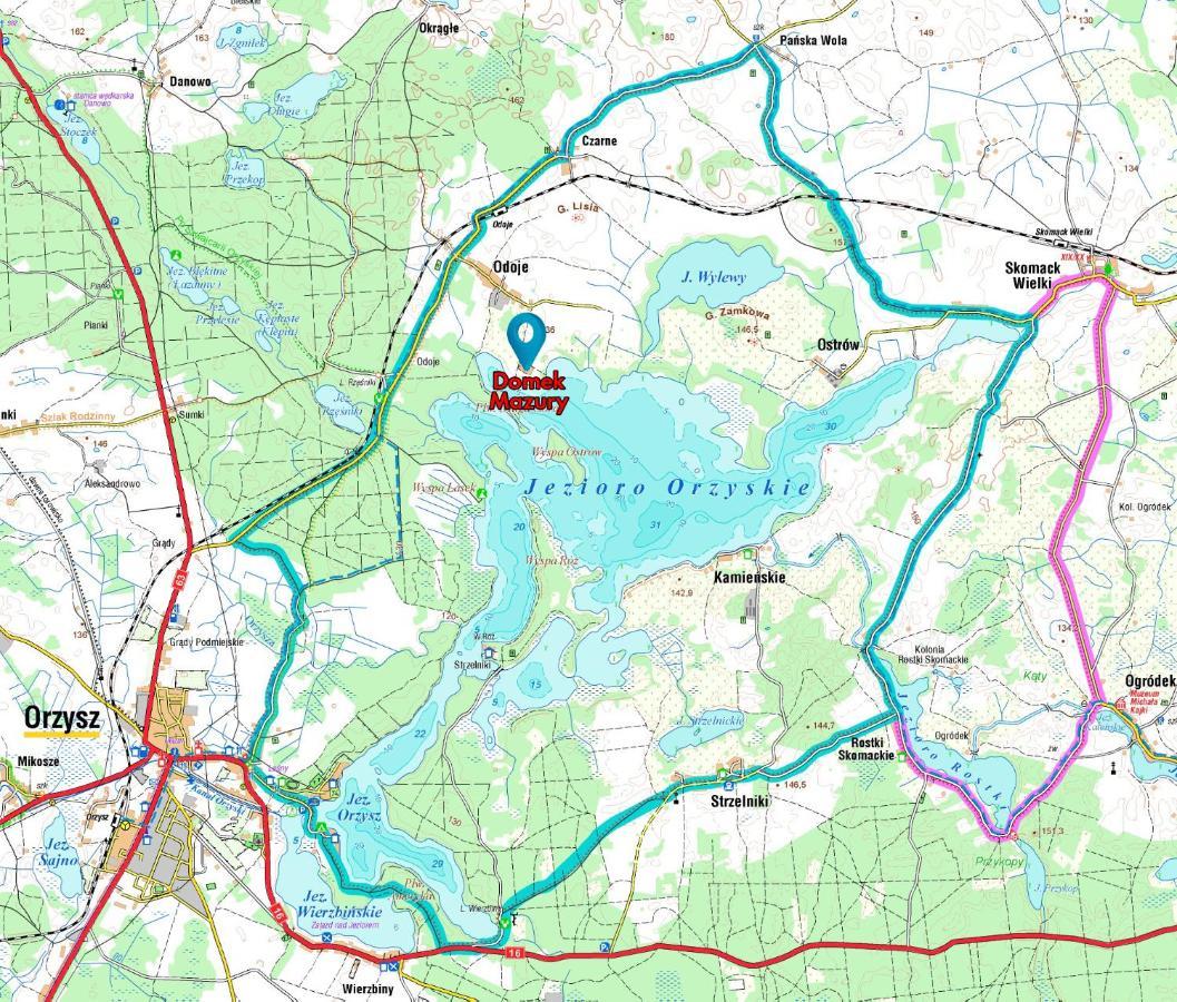 Domek Mazury - Jezioro Orzysz Esterno foto